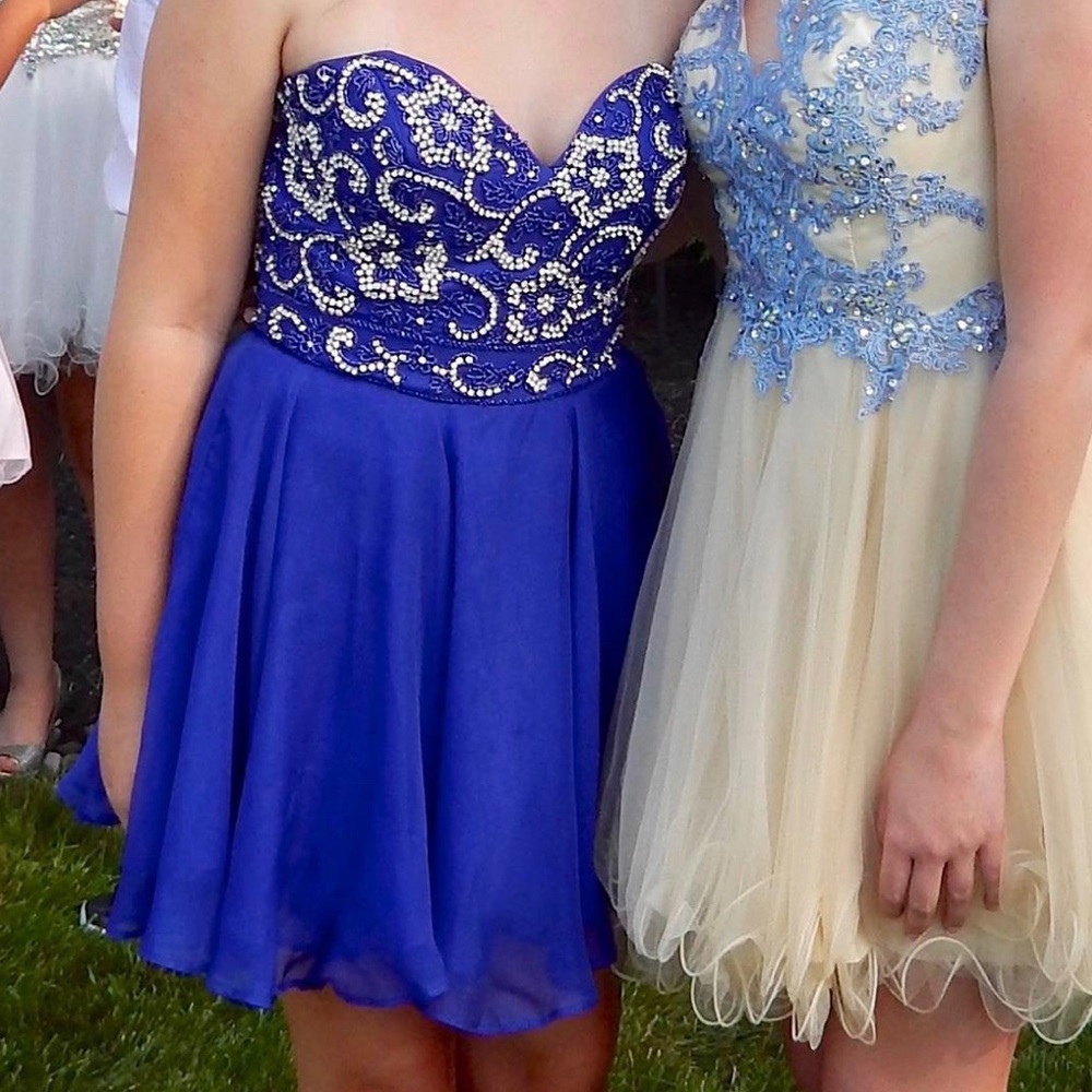 Blue Sherri Hill Dress